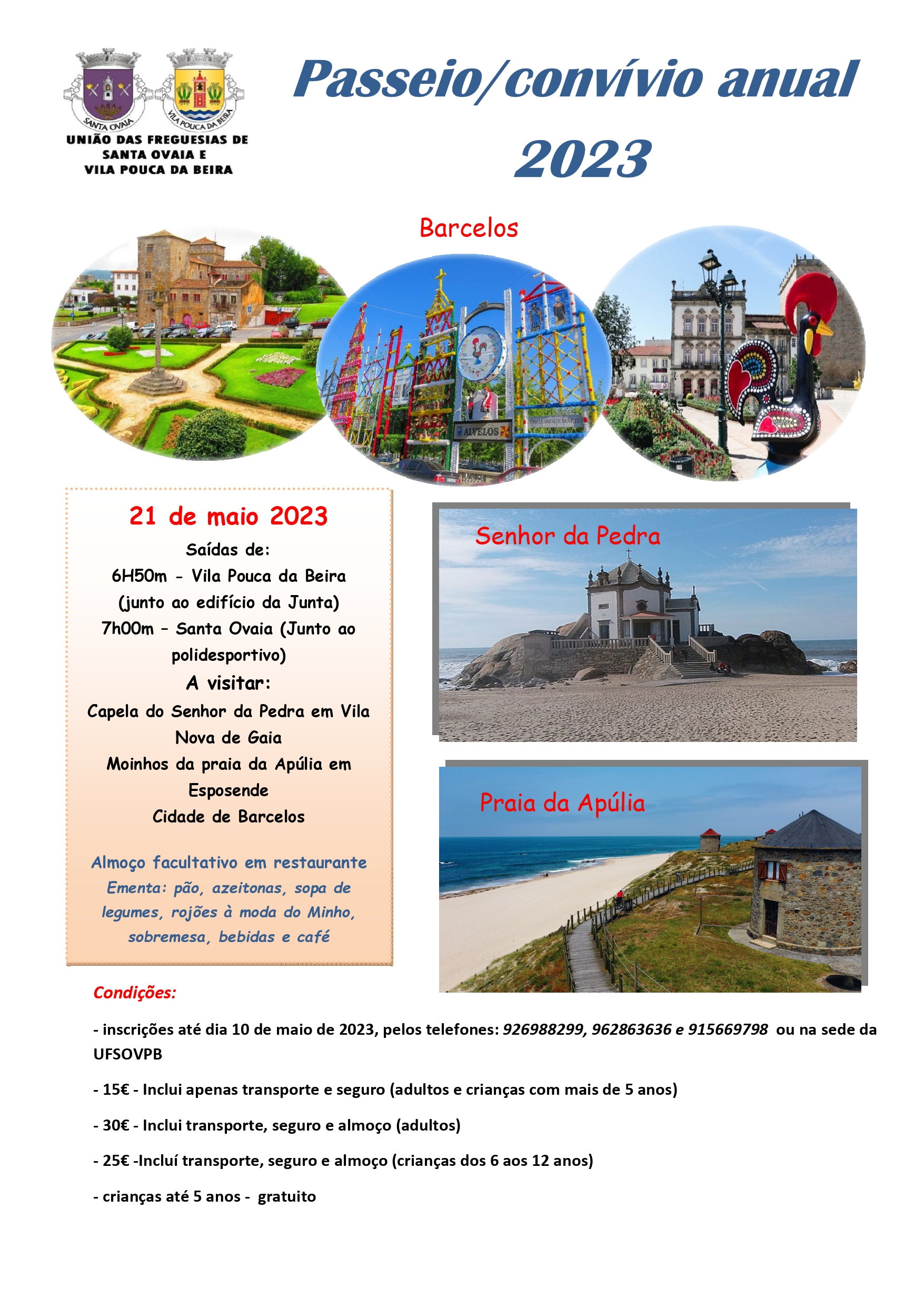 21 de maio Passeio Turístico