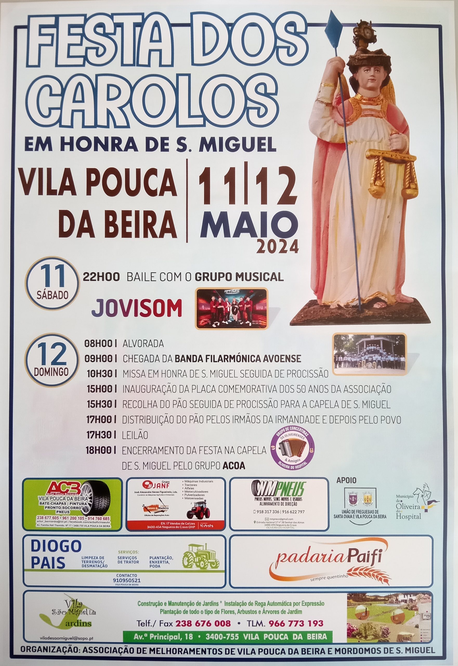 Festas dos Carolos em Honra de S. Miguel - Vila Pouca da Beira