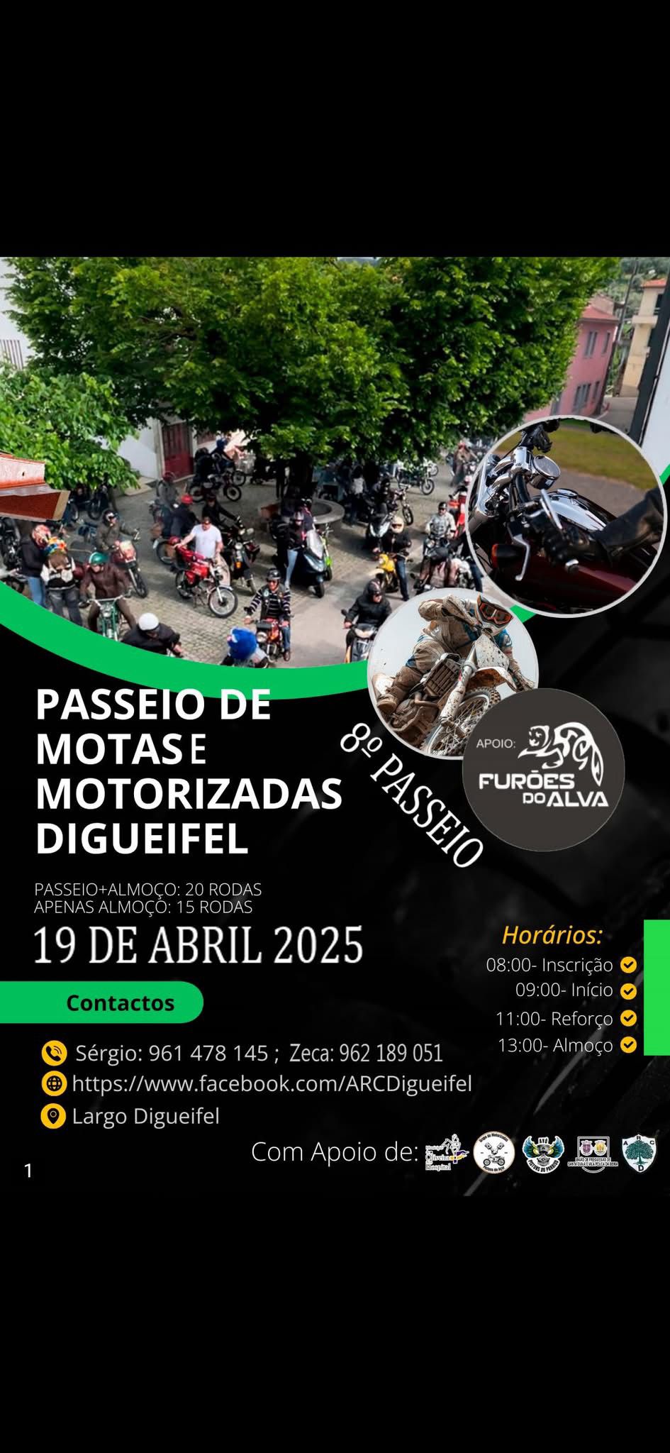 PASSEIO DE MOTOS E MOTORIZADAS EM DIGUEIFEL